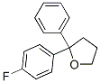 structure of CAS# 84255-03-8, 2-(4-Fluorophenyl)Tetrahydro-2-Phenylfuran;2-(4-Fluorophenyl)Tetrahydro-2-Phenylfuran