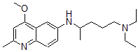 CAS#: 84264-30-2, N,N-Diethyl-N'-(4-methoxy-2-methyl-quinolin-6-yl)pentane-1,4-diamine