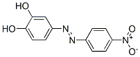 structure of CAS# 843-33-4, 4-(4-Nitrophenylazo)Catechol;4-[N'-(4-Nitrophenyl)Hydrazino]-1,2-Benzoquinone;4-[N'-(4-Nitrophenyl)Hydrazino]-O-Benzoquinone;Nsc75879