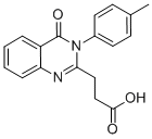 CAS 登录号：84312-87-8， 3-(4-氧代-3-对甲苯基-3,4-二氢-喹唑啉-2-基)-丙酸