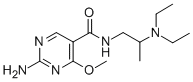CAS#: 84332-11-6， 2-Amino-N-(2-(Diethylamino)Propyl)-4-Methoxy-5-Pyrimidinecarboxamide