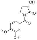 CAS 登录号:84367-19-1, (S)-3-羟基-1-(3-羟基-4-甲氧基苯甲酰基)-2-吡咯烷酮