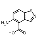 CAS#: 84387-92-8， 5-Amino-1,2-benzothiazole-4-carboxylic acid