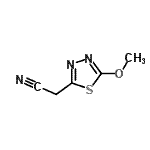 CAS#: 84389-19-5， (5-Methoxy-1,3,4-thiadiazol-2-yl)acetonitrile