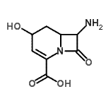 CAS#: 84414-81-3， 7-Amino-4-hydroxy-8-oxo-1-azabicyclo[4.2.0]oct-2-ene-2-carboxylic acid