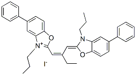 CAS#: 84455-39-0， 5-Phenyl-2-[2-[(5-Phenyl-3-Propyl-3H-Benzoxazol-2-Ylidene)Methyl]But-1-Enyl]-3-Propylbenzoxazolium Iodide