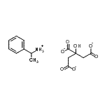 CAS#: 84473-63-2， 1-phenylethylammonium citrate