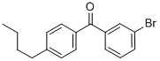 structure of CAS# 844879-33-0, 3-Bromo-4'-n-Butylbenzophenone;3-BROMO-4'-1-BUTYLBENZOPHENONE;3-BROMO-4'-N-BUTYLBENZOPHENONE