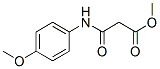 CAS 登录号：84522-11-2， 3-[(4-甲氧基苯基)氨基]-3-氧代丙酸甲酯
