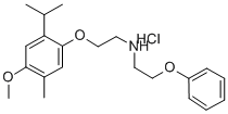 CAS#: 84541-58-2， 2-(4-Methoxy-5-Methyl-2-Propan-2-Ylphenoxy)-N-(2-Phenoxyethyl)Ethanamine Hydrochloride