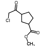 CAS#: 84545-01-7， Methyl 3-(chloroacetyl)cyclopentanecarboxylate