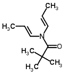 CAS#: 845742-91-8， 2,2-Dimethyl-N,N-di[(1E)-1-propen-1-yl]propanamide