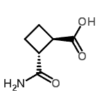 CAS#: 84585-79-5， (1R,2R)-2-Carbamoylcyclobutanecarboxylic acid