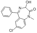 结构式 CAS# 846-50-4, 替马西泮