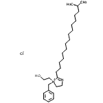 CAS#: 84625-60-5， 1-Benzyl-1-(2-hydroxyethyl)-2-(15-methylhexadecyl)-4,5-dihydro-1H-imidazol-1-ium chloride