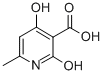 structure of CAS# 846557-80-0, 2,4-Dihydroxy-6-Methylpyridine-3-Carboxylic Acid;3-Pyridinecarboxylic Acid, 1,2-Dihydro-4-Hydroxy-6-Methyl-2-Oxo-;2,4-DIHYDROXY-6-METHYLPYRIDINE-3-CARBOXYLIC ACID;2,4-DIHYDROXY-6-METHYL-NICOTINIC ACID
