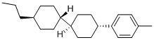 CAS 登录号：84656-75-7， 4-[反式-4(反式-4-丙基环己基)环己基]甲苯