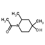 CAS#: 84666-25-1， 1-(4-Hydroxy-2,4-dimethyl-1-piperidinyl)ethanone