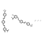 CAS#: 84681-82-3， 2-hydroxy-5-[2-[4-[2-(4-sulfonatophenyl)diazenyl]phenyl]diazenyl]-Benzoate aluminum salt (2:3)