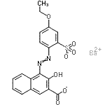 CAS#: 84696-57-1， Barium 4-[(4-ethoxy-2-sulfonatophenyl)diazenyl]-3-hydroxy-2-naphthoate