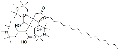 CAS#: 84696-73-1， 1,2,3,4-Butanetetracarboxylicacid 1-Hexadecyl 2,3,4-Tris(1,2,2,6,6-Pentamethyl-4-Piperidinyl) Ester