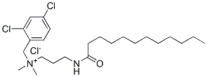 CAS#: 84697-06-3， (2,4-Dichlorobenzyl)Dimethyl[3-[(1-Oxododecyl)Amino]Propyl]Ammonium Chloride