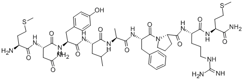 CAS#: 84746-43-0， Methionyl-asparaginyl-tyrosyl-leucyl-alanyl-phenylalanyl-prolyl-arginyl-methioninamide