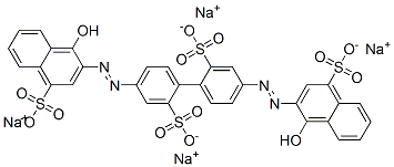 CAS#: 84753-06-0， Tetrasodium 4,4-Bis((1-Hydroxy-4-Sulphonato-2-Naphthyl)Azo)(1,1-Biphenyl)-2,2-Disulphonate