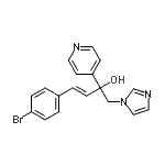 CAS#: 847670-81-9， (3E)-4-(4-Bromophenyl)-1-(1H-imidazol-1-yl)-2-(4-pyridinyl)-3-buten-2-ol