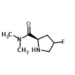 CAS#: 847866-41-5， 4-Fluoro-N,N-dimethyl-D-prolinamide