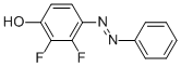 structure of CAS# 847872-04-2, 2,3-Difluoro-4-(Phenyldiazenyl)Phenol;2,3-Difluoro-4-Hydroxyazobenzene, 98+%;2,3-DIFLUORO-4-(PHENYLDIAZENYL)PHENOL;2,3-DIFLUORO-4-(PHENYLAZO)PHENOL