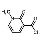 CAS 登录号：84854-00-2， 1-甲基-2-氧代-1,2-二氢-3-吡啶甲酰氯