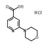 CAS#: 848580-46-1， 2-(4-Morpholinyl)isonicotinic acid hydrochloride (1:1)