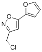 structure of CAS# 848658-70-8, 3-(Chloromethyl)-5-(2-Furyl)Isoxazole;3-(CHLOROMETHYL)-5-(2-FURYL)ISOXAZOLE