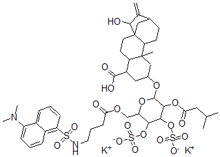 CAS 登录号：84872-88-8， 6'-O-丹磺酰-gamma-氨基丁酰基苍术苷