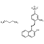 CAS#: 84878-19-3， 1-Butanaminium 4-[(2-hydroxy-1-naphthyl)diazenyl]-3-methylbenzenesulfonate