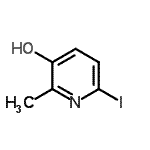 CAS#: 848952-39-6， 6-Iodo-2-methyl-3-pyridinol