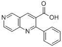 structure of CAS# 849020-81-1, 2-Phenyl-1,6-Naphthyridine-3-carboxylic Acid;3-Carboxy-1,6-Diaza-2-Phenylnaphthalene