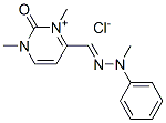 CAS#: 84912-24-3， 1,2-Dihydro-1,3-Dimethyl-4-[(Methylphenylhydrazono)Methyl]-2-Oxopyrimidinium Chloride