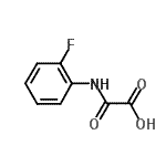 结构式 CAS# 84944-15-0, [(2-氟苯基)氨基](氧代)乙酸