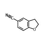 structure of CAS# 84944-75-2, 2,3-Dihydro-1-benzofuran-5-carbonitrile;2,3-Dihydrobenzo[b]furan-5-carbonitrile;2,3-dihydrobenzofuran-5-carbonitrile;5-Cyano-2,3-dihydrobenzo[b]furan