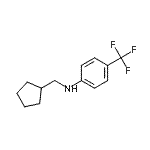 CAS#: 849731-50-6， N-(cyclopentylmethyl)-4-(trifluoromethyl)aniline