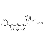 CAS#: 85005-74-9， 3-(Diethylamino)-7-[(2-methylphenyl)amino]phenoxazin-5-ium formate