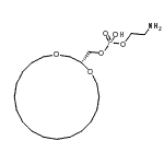 CAS#: 85006-06-0， 2-Aminoethyl (2R)-1,4-dioxacycloicosan-2-ylmethyl hydrogen phosphate