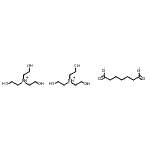 CAS#: 85030-03-1， Bis[2-hydroxy-N,N-bis(2-hydroxyethyl)ethanaminium] pimelate