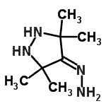 CAS#: 85036-24-4， 4-Hydrazono-3,3,5,5-tetramethylpyrazolidine
