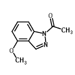 CAS#: 850363-63-2， 1-(4-Methoxy-1H-indazol-1-yl)ethanone