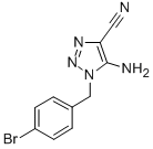 CAS#: 850374-96-8， 5-Amino-1-(4-Bromobenzyl)-1H-1,2,3-Triazole-4-Carbonitrile