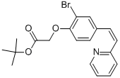 CAS#: 850411-11-9， (Z)-[2-Bromo-4-(2-Pyridin-3-Yl-Vinyl)-Phenoxy]-Acetic Acid Tert-Butyl Ester