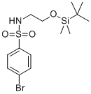 structure of CAS# 850429-52-6, 4-Bromo-N-[2-(Tbdmso)Ethyl]Benzenesulfonamide;4-Bromo-N-[2-(Tert-Butyldimethylsilyloxy)Ethyl]Benzenesulphonamide 98%;4-BROMO-N-[2-(TERT-BUTYLDIMETHYLSILYLOXY)ETHYL]BENZENESULPHONAMIDE;4-BROMO-N-[2-(TERT-BUTYLDIMETHYLSILYLOXY)ETHYL]BENZENESULFONAMIDE
